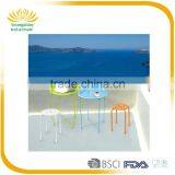 High Quality Modern Solid Custom Colorful Smart Steel Metal Kitchen Round Table thumbnail-3