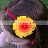 on Express Hot Sale New Products Handmade Eco Friendly Fabric Decoration Felt Baby Flower Headband Band Made in China thumbnail-1