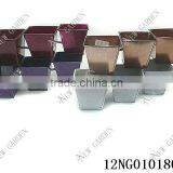 Simple Square Color Coated Planters & Pots thumbnail-1