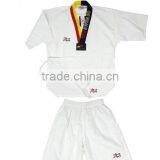 Wholesale OEM Logo Good Quality 100% Cotton Short Sleeve Taekwondo Uniform thumbnail-1