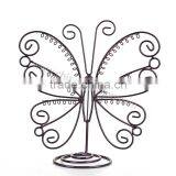 Delicate Metal Butterfly Shape Earring Wire Jewelry Display thumbnail-3