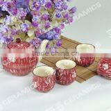 2011 New Design Hand-painted Ceramic Tea Set thumbnail-1