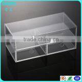 Customize Your Size and Logo Transparent Wholesale 3 Drawers Acrylic Jewelry Universal Box thumbnail-3