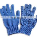 100%polyester dotted work glove