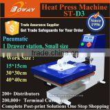 Single Drawing Out Stations Pneumatic T-shirt Heat Press Printing Machine thumbnail-2