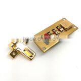 Combination Number Lock With Hasp for Pilot Case, Combination Lock With Push Buttom for Suitcase, Left Hand thumbnail-2