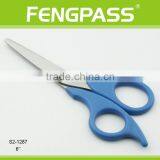 S2-1287 6" Stainless Steel ABS Plastic Handle Stationery Scissors / Kid Scissors With Tail thumbnail-1