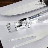 Set of 3 Hard Wood Handle Bbq Tool Set thumbnail-4