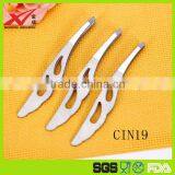 Mirror Polishing Leaf Shape Cover Eyebrow Tweezer in Beauty Salon thumbnail-1