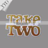 2014 Complicated Sequins Hotfix ,glitter Motif and 3d Twill Heat Transfer thumbnail-1