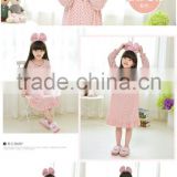 children cotton warm pajamas sleepwear for kids