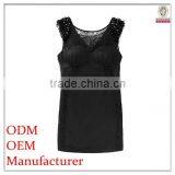 Women Factory Manufacturer Latest Fashion Lace Trim Beadd A-line Dress thumbnail-1