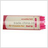 Dual Tipped Air Erasable Marker in 0.5mm+1.0mm Fiber Tip Pink Color 2 Years Shelf Life Time #AP1005 thumbnail-1