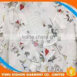 Best Price Latest Design Fancy Saree Flower Print Chiffon Blouse thumbnail-3