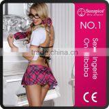 Factory Stock Sexy Japan Naughty School Girl Costume With Open Back String thumbnail-1
