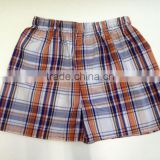 checked design woven boxer shorts