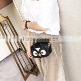 Black Cute Animal Handbag Girl Fashion Small Bags Leather Shoulder Long Strap Sling Cross Body Bag thumbnail-3