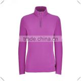 best quality high thermal Zip Fleece golf pullover Noiseless custom for women hot sale China made