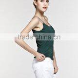 Soft Breathable Plain Women Singlets Wholesale thumbnail-3