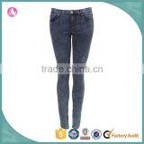High Quality Stone Washed Women Sexy Skinny Demin Pants thumbnail-1