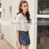 2016 Summer New Design Ladies Fashion Jeans Shorts thumbnail-4