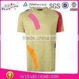 2015 Fashion Collar Pocket Men 95% Cotton 5% Elastane White T-shirt thumbnail-3