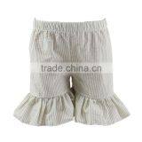 2017 Seersucker Ruffle Shorts Wholesale Baby Ruffle Shorts Girl Shorts thumbnail-2