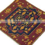 Hand Embroidered Luxury Pillow India Decor Crewel Chain Stitch Cushion Case Sham thumbnail-1