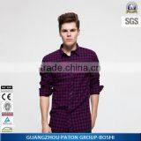 Custom Men Flannel Plaid Black And Red Check Casual Shirt thumbnail-3