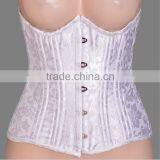 Walson Women Lace Up Boned Underbust Corset Bustier Waist Cincher Bodyshaper thumbnail-1