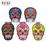 D&D 10 Pcs/Pack Skull Embroidered Patches Iron On Applique for Clothing Patches Sewing Crafts Accessory thumbnail-2