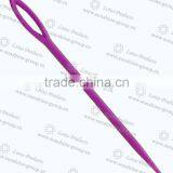 Plastic Sweater Sewing Needles Safety Plastic Needle Colorful Hand Plastic Sewing Needles For Knitting thumbnail-1