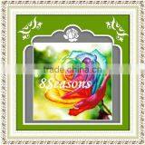 Handmade Multicolor Flower Pattern Embroidery Diamond Painting DIY Kit Cross Stitch For Living Room thumbnail-1