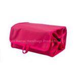 Travel Portable Hotel Toiletry Kit Red Foldable thumbnail-2