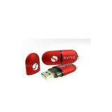 Plastic Red USB Flash Drives thumbnail-1