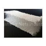 Breathable White Plastic 3D Mesh Fabric , Polyester Mesh Fabric for Pillow / Sofa thumbnail-1