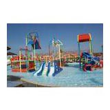 Outdoor Kids Water Playground With Water Curtain , Water Theme Park