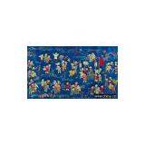 New Embroider Tapestry Red 100 Children Fabric Piece thumbnail-1