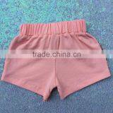 Champagne Pink PEACH Sparkle Sequin SHORTS Girls Birthday Outfit Rose Gold Infant Toddler Baby Girl Short thumbnail-3