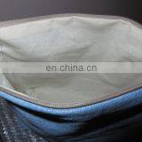 Personalised Make Up Bag Cosmetic Bag Denim Make Up Bag Cotton thumbnail-3