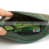Printed Dark Green Travel Nylon Rfid Money Bag Women Waist Wallet thumbnail-6