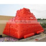 inflatable floating iceberg mountain water park toys with branding