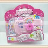 hot sale toy camera with flash, projection mini plastic toy camera
