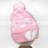 Good Quality Custom Plain Cuff Knitted Beanie,Pom Pom Beanie Hat