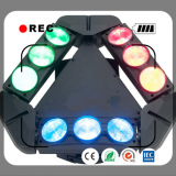9pcs Rgbw 3 Heads 4in1 Led Moving Head Spider Beam Light thumbnail-4