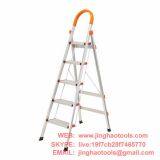 5 Step Aluminum Ladder Folding Platform Stool thumbnail-2