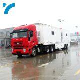 China Factory Twist Lock Gooseneck Low Platform Semi Trailer 40 Ton Low Bed Semi Trailer thumbnail-3