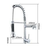 Hot and Cold Mixed Water Multifunctional Spring Pull Kitchen Faucet thumbnail-3