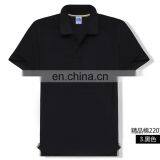 Custom Print Embroidery Logo Blank Unisex Plus Size Women Men Basic Plain CVC Polo T Shirts thumbnail-3