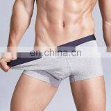 Mens Boxer Briefs No Ride-up Men's Underwear Boxer Briefs Cotton Mid-waist Seamless Underwear Men thumbnail-3